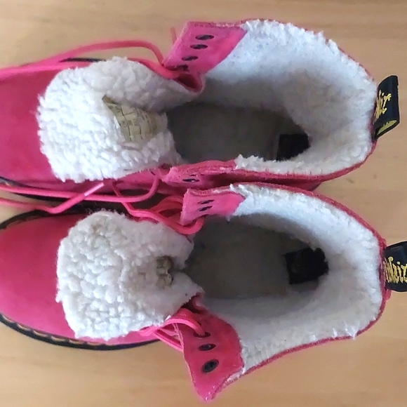 Dr. Martens Serena pink suede leather boots - Picture 12 of 16